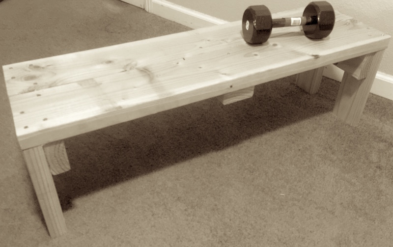 My workout bench design: second